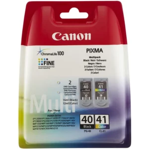 Canon Tintenpatrone PG-40/CL-41, Schwarz + Farbe