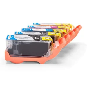 Alternativ zu Canon 4540B001 / CLI-526BK Tinten Sparset (Foto Schwarz, Schwarz, Cyan, Magenta, Gelb, Grau))