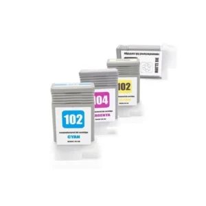 Alternativ zu Canon PFI-102 Tinten Sparset (MBK,C,M,Y) 4 Stück