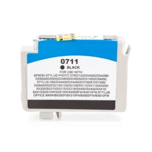 Alternativ zu Epson C13T07114010 / C13T07114012 / T0711 Tinte Schwarz