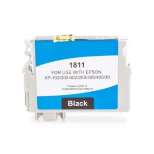 Alternativ zu Epson C13T18114010 / C13T18114012 / T1811 / 18 XL Tinte Schwarz
