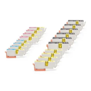 Alternativ zu Epson C13T26364010 / C13T26364012 / 26 XL Multipack (6xBK, je 4xC,M,Y) 18 Stück
