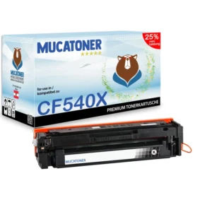 Alternativ zu HP CF540X (203X) Toner Schwarz