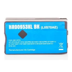 Alternativ zu HP L0S70AE / 953XL Tinte Schwarz