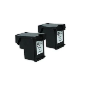 Alternativ zu HP Nr 336 / C9362EE Tinte Schwarz Doppelpack