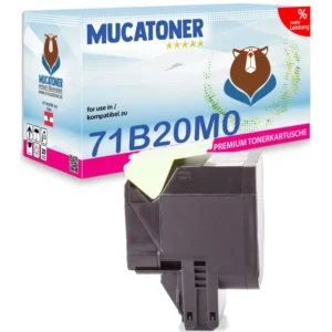 Alternativ zu Lexmark 71B20M0 Toner Magenta
