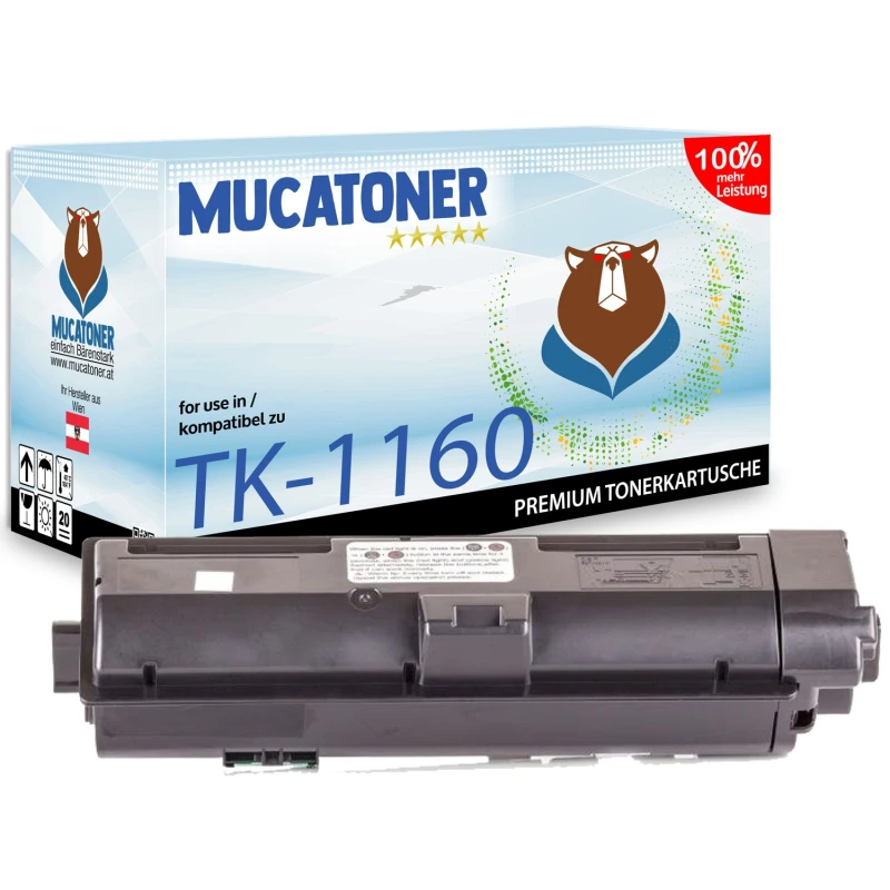 Alternativ zu Kyocera TK-1160 Toner Schwarz