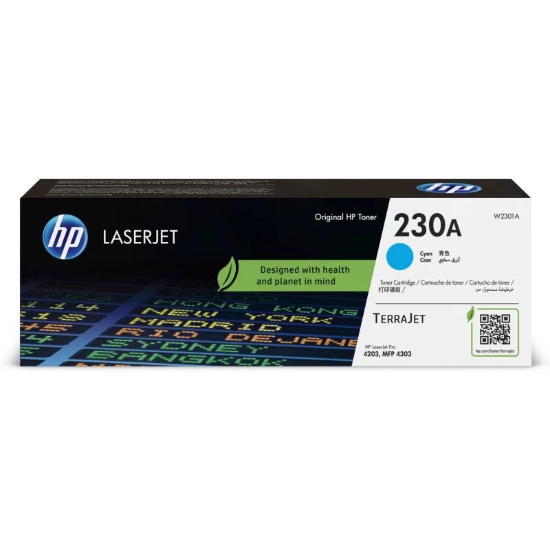 HP Original W2301A / 230A Toner Cyan